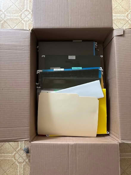 Photo of free Box of file folders (Torrington CT) #1
