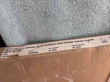 Photo of free L shape shower screen (unused) (Canvey SS8) #1