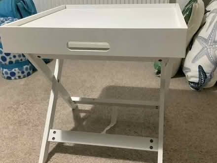 Photo of free White Tray with Stand (Great Blakenham Ipswich) #1