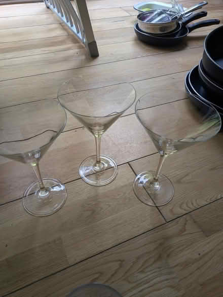 Photo of free 3 X Martini glasses (Dunkeld, PH8) #1
