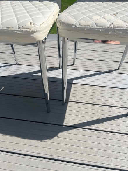 Photo of free White Dining Chairs – Chrome Legs (Whitton TW2) #4