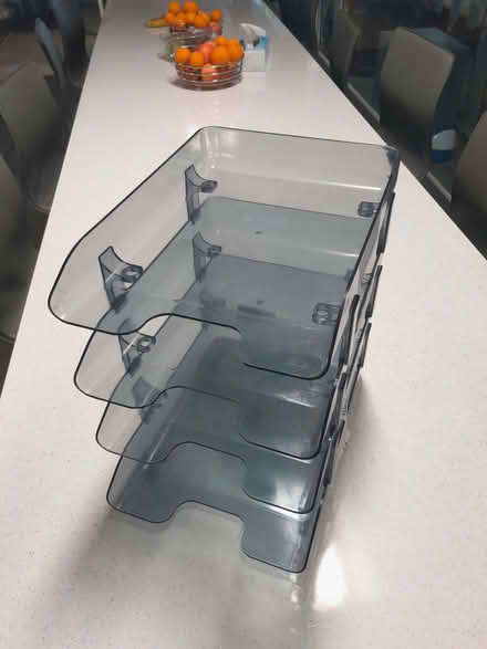 Photo of free Plastic desktop paperwork trays (Chineham RG24) #1