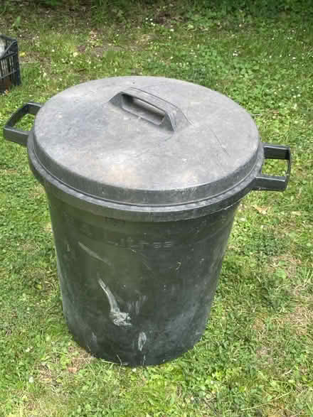 Photo of free Black plastic dustbin (Winterbourne Monkton SN4) #1