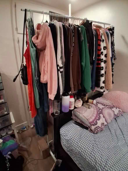 Photo of free White Clothing Rack (Fremont) #1