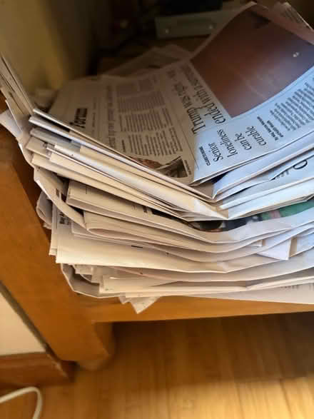 Photo of free Old newspapers (NW Santa Rosa nr. Finley Ctr.) #1