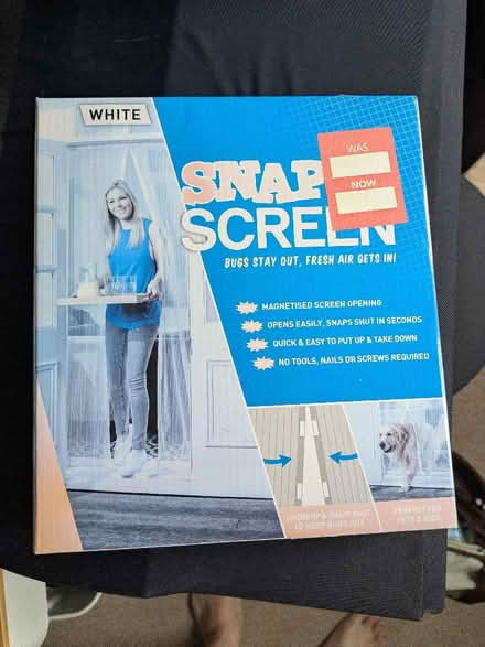 Photo of free White snap screen bug net (Dean Court OX2) #1