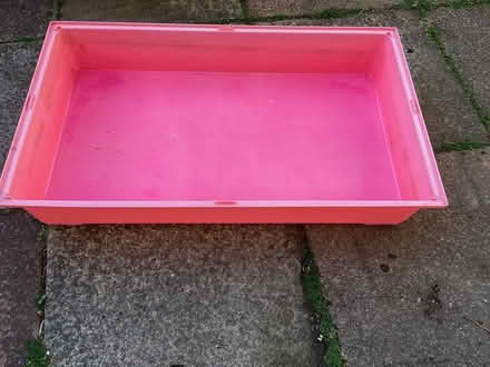 Photo of free Large Pink Plastic Box/Tray (Upton CH49) #1