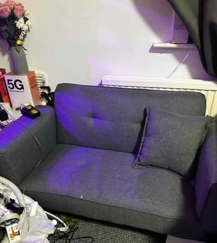 Photo of free Grey sofa (M26 4QA) #3