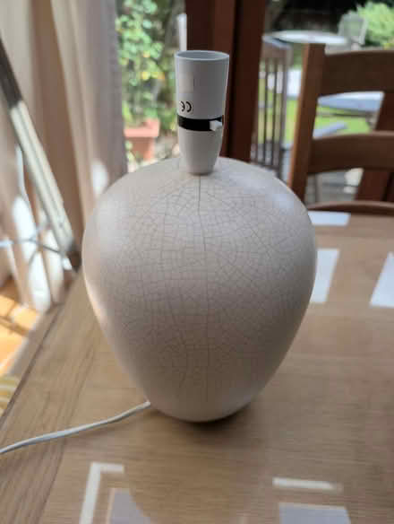 Photo of free Crackle glaze lamp base (Didsbury M20) #1