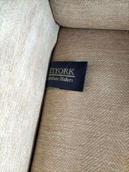 Photo of free Two Multiyork Oatmeal sofas, one three seater, one two seate (Menston LS29) #1