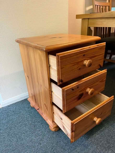 Photo of free Pine bedside cabinet (Riverside B98) #3