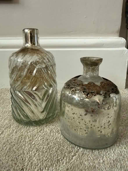 Photo of free Silver coloured glass bottles (Clewer New Town SL4) #1