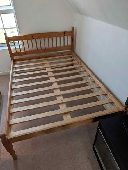Photo of free Double bed frame (Walton-on-Thames) #1