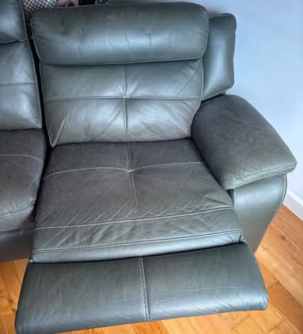 Photo of free Grey 2-seater recliner sofa (Filsham TN38) #2