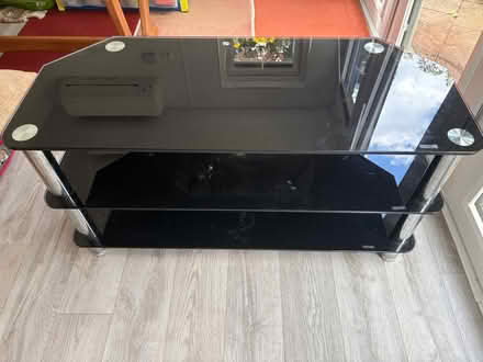 Photo of free Safety glass TV stand (Woodside Park N20) #1