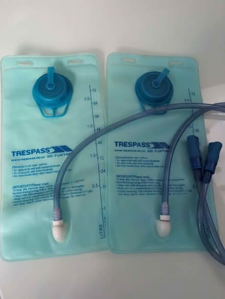 Photo of free 2 x 2l Trespass water bladder (Raynes Park SW20) #1