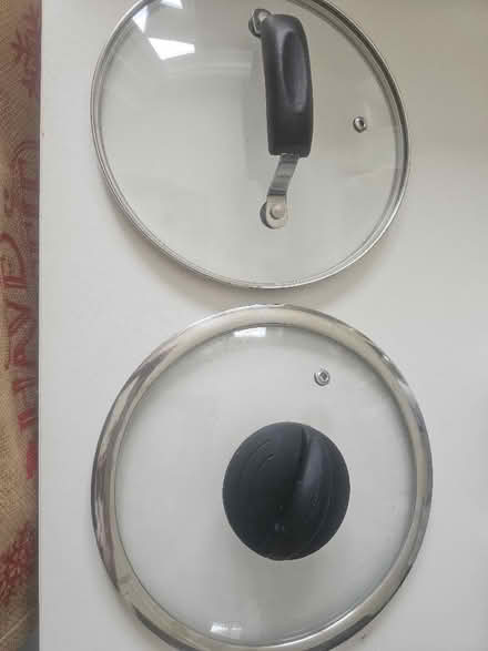 Photo of free 3 purple cushions and 2 x 20cm pan lids (Buttershaw BD6) #2