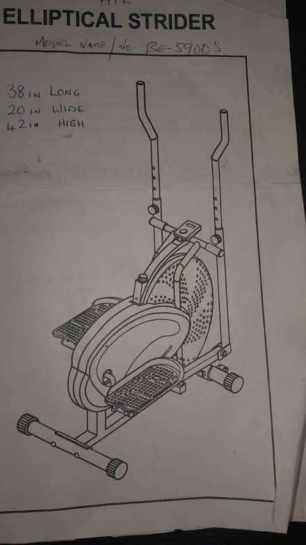Photo of free Elliptical strider (Loanhead EH20) #1