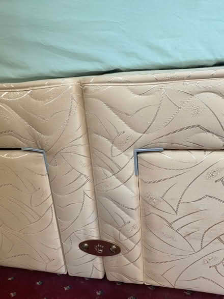 Photo of free King-size Divan base 60” wide (2 sections) (Carlisle CA1) #4