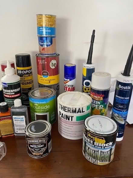 Photo of free DIY products, varnishes, caulk, enamel primer etc (Kingston KT1) #1