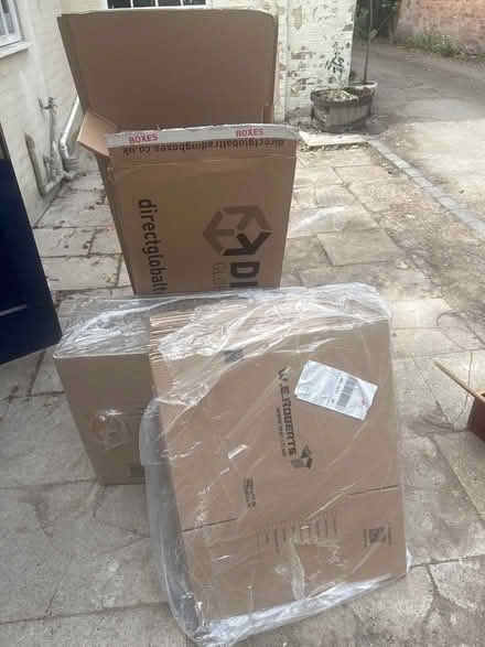 Photo of free Moving boxes 40 inc some garment boxes (Royal Leamington Spa CV32) #1