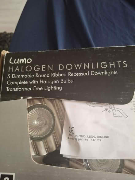 Photo of free Halogen dimmable down lights (GL4) #1