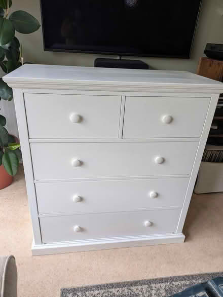 Photo of free White Chest of Drawers (Market Harbourough) #1