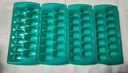 Photo of free 4 green ice cube trays (Saugus) #1