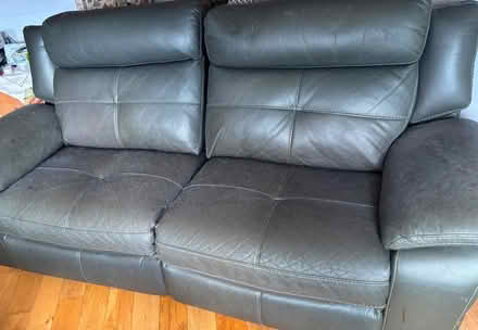 Photo of free Grey 2-seater recliner sofa (Filsham TN38) #1