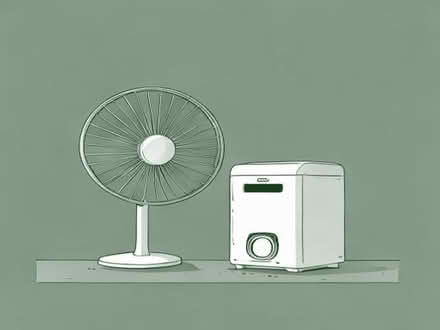 Photo of large fan and large dehumidifier (Moor Allerton LS17) #1