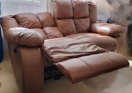 Photo of free Leather Love Seat from Levitz (Brisbane, Ca) #2