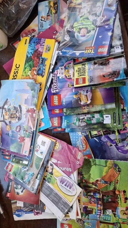 Photo of free Lego instruction manuals (Oakridge RG21) #1