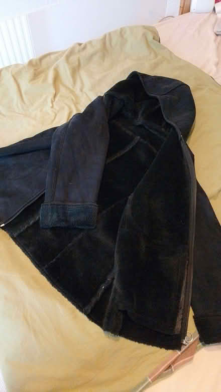 Photo of free Faux leather winter jacket size 18 (Bowerham LA1) #1