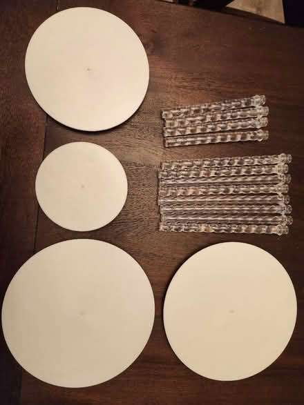 Photo of free Cake decorating tier plates (White Marsh) #2