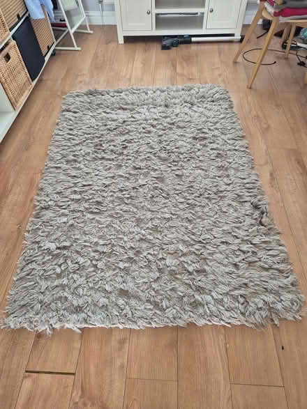 Photo of free Large grey rug 170cm*120cm (Waltham Cross EN8) #1