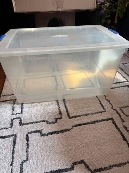 Photo of free Plastic storage bin (Rego Park) #1