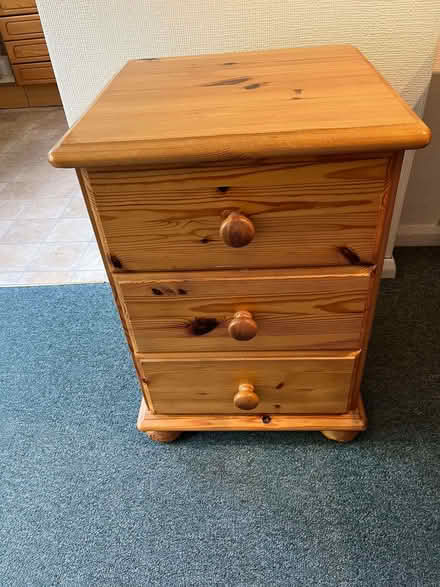 Photo of free Pine bedside cabinet (Riverside B98) #2