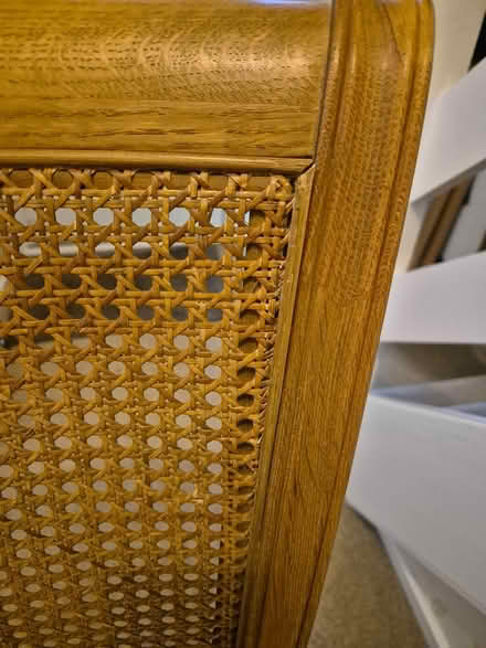 Photo of free Chair with cream fabric seat (Morden Park SW20 9N) #3