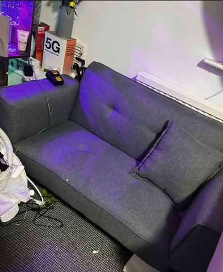 Photo of free Grey sofa (M26 4QA) #4
