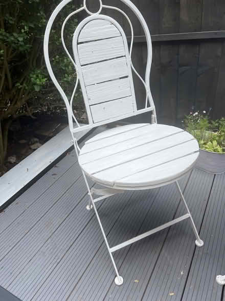 Photo of free Garden table and 2 chairs. (Loughton IG10) #3