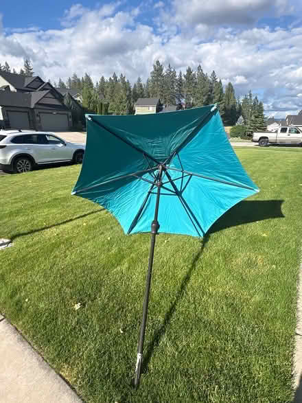 Photo of free Gently used patio umbrella (Colbert) #1
