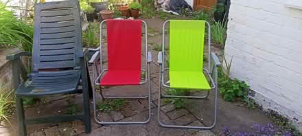 Photo of free 3 Folding garden chairs (Preston PR1) #1