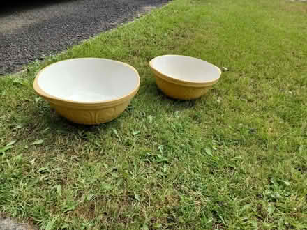 Photo of free 2 large old fashioned baking bowls (East Kilbride G74) #4