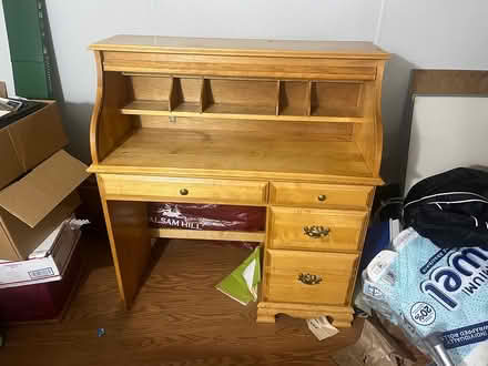 Photo of free wooden roll top desk (Northeast indianapolis) #1