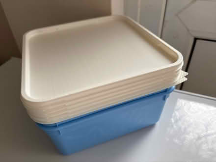 Photo of free 2 square plastic boxes (Hala LA1) #1