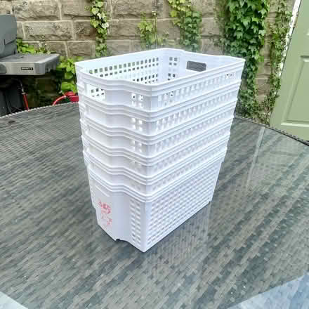 Photo of free Bundle of storage baskets (white) (Wetherby LS22) #4