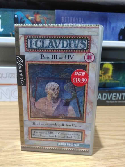 Photo of free VHS Tape : I-Claudius Parts 3 and 4 starring Brian Blessed (Surrey Quays SE16) #1