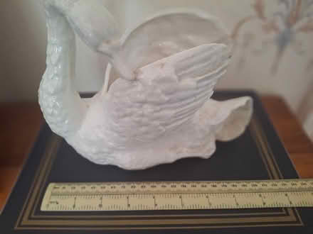 Photo of free Ceramic swan shape plant pot holder (Tipton St. John) #1