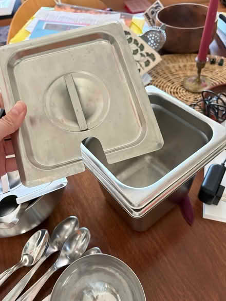 Photo of free Stainless steel kitchen prep bundle (Ballard) #2