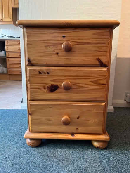 Photo of free Pine bedside cabinet (Riverside B98) #1